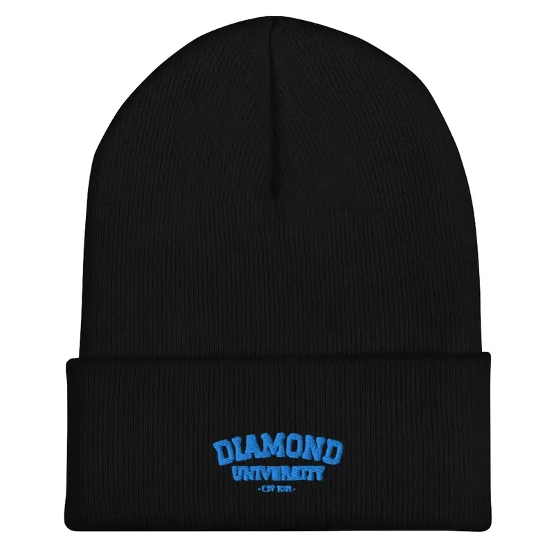 Diamond university beanie