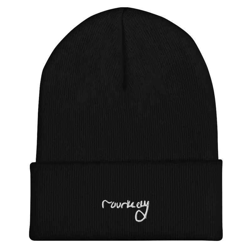 rourkeely white beanie