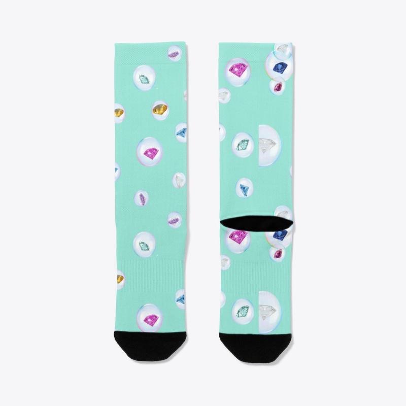 Diamond bubble socks